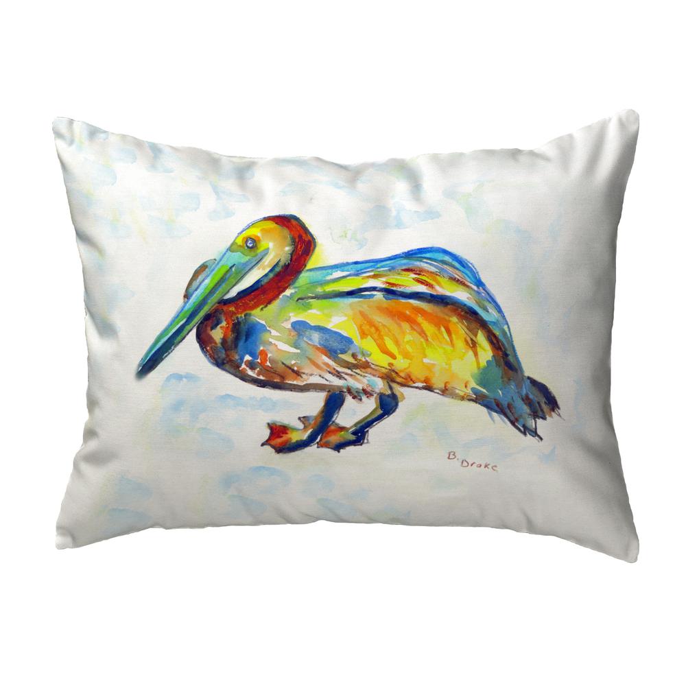 Gertrude Pelican Small No-Cord Pillow 11x14