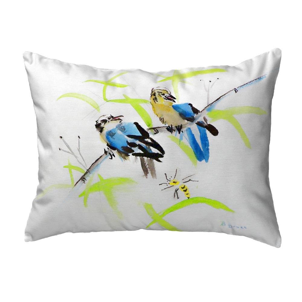 Birds & Bees III Large Noncorded Pillow