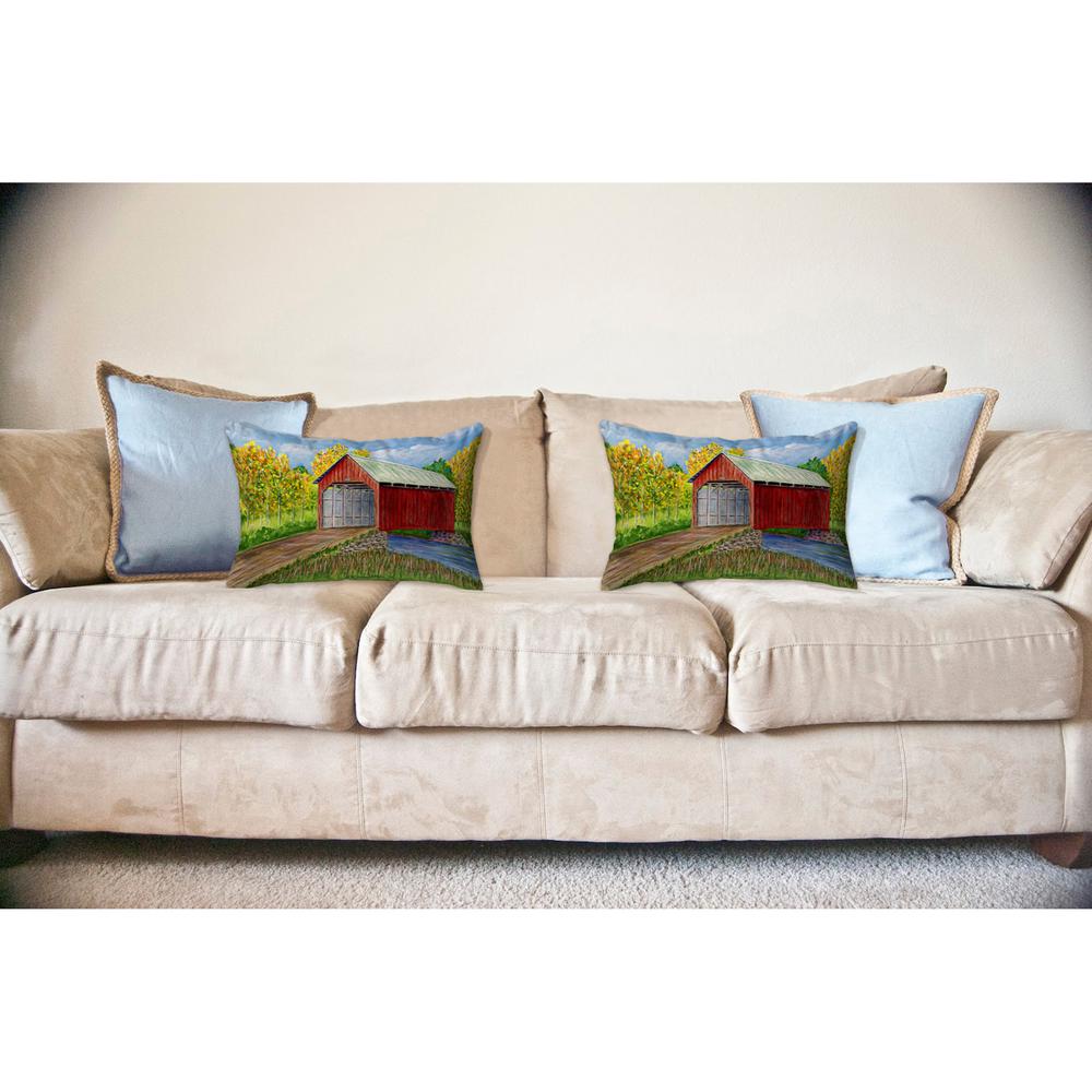 Dick's Covered Bridge No Cord Pillow 16x20