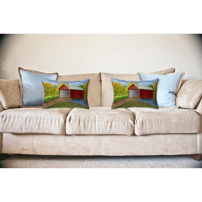 Dick's Covered Bridge No Cord Pillow 16x20