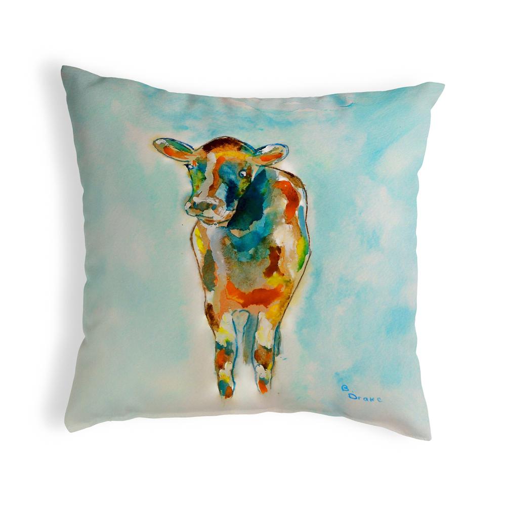 Betsy's Cow No Cord Pillow 18x18