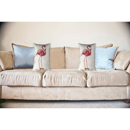 Flamingo Noncorded Pillow 16x20