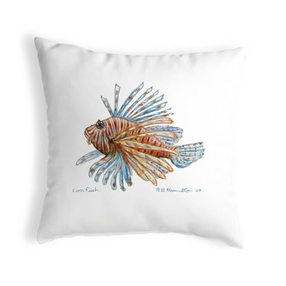 Lion Fish No Cord Pillow 18x18