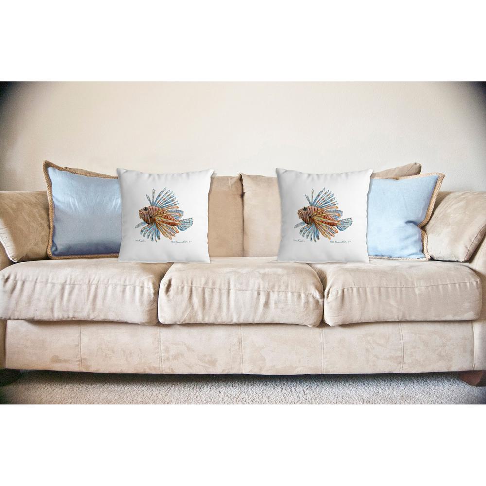 Lion Fish No Cord Pillow 18x18