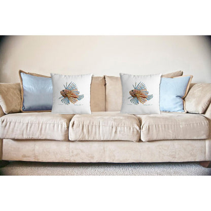 Lion Fish No Cord Pillow 18x18