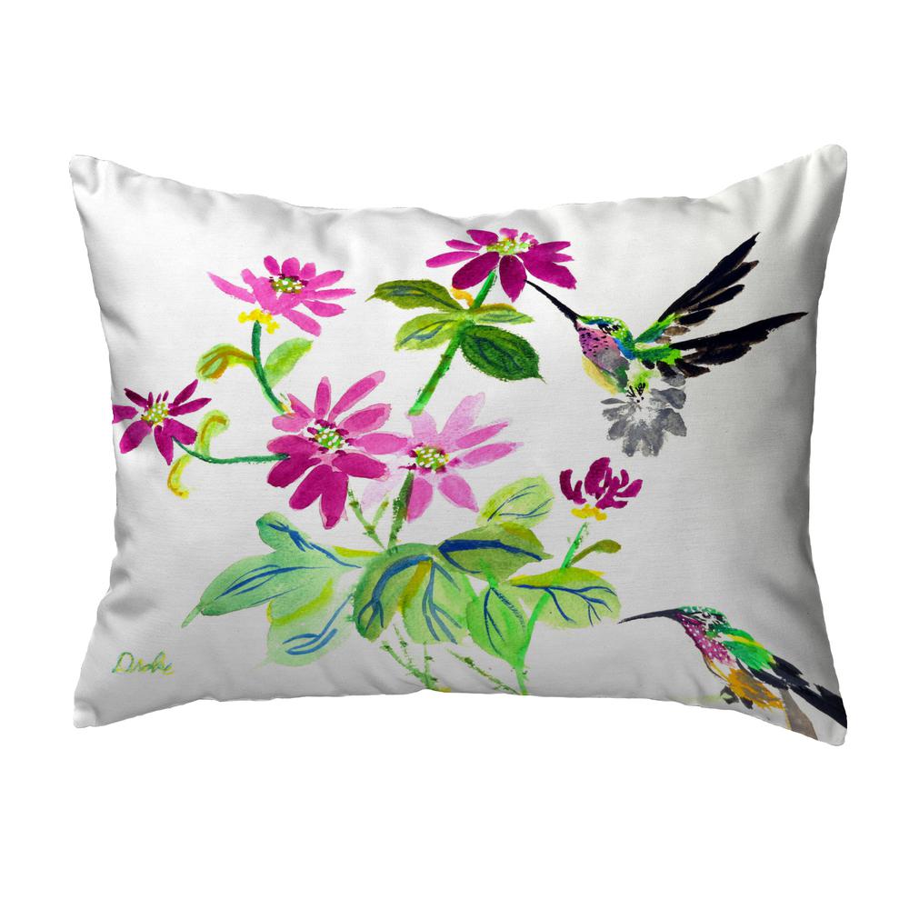 Ruby Throat Noncorded Indoor/Outdoor Pillow 16x20