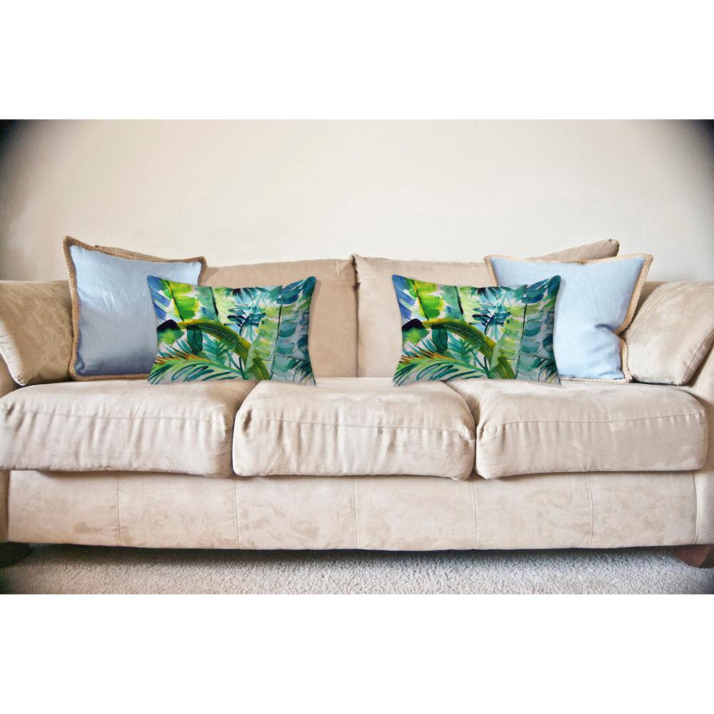 Jungle Greens No Cord Pillow 16x20