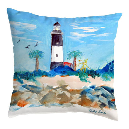 Tybee Lighthouse, GA No Cord Pillow 16x20