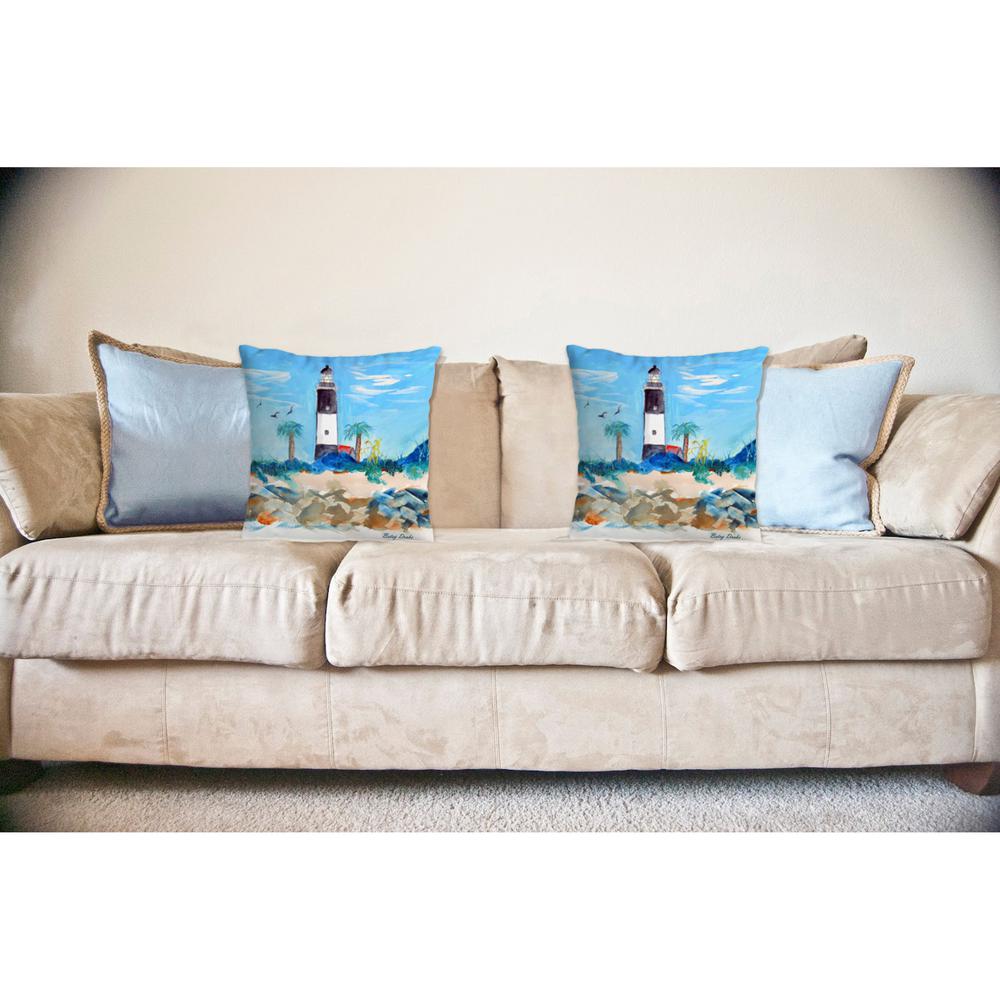 Tybee Lighthouse, GA No Cord Pillow 16x20