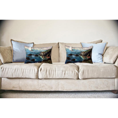Sailing the Cliffs 16x20 No Cord Pillow