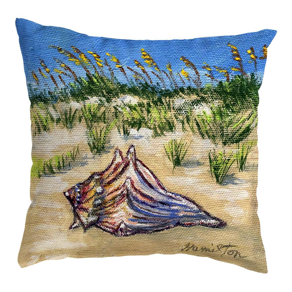 Conch Found 18x18 No Cord Pillow