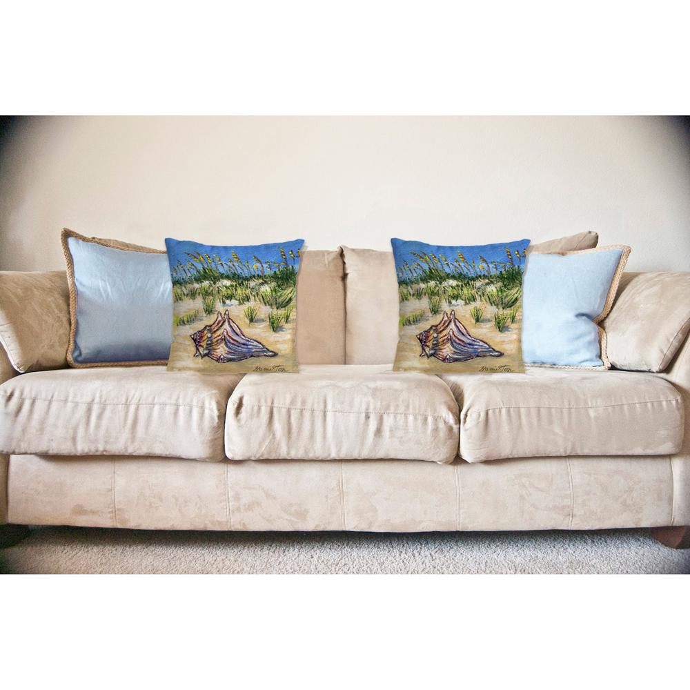 Conch Found 18x18 No Cord Pillow