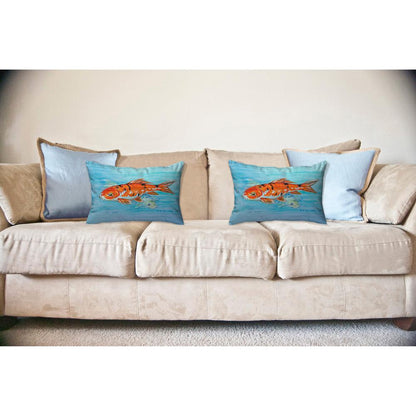 Koi No Cord Pillow 16x20