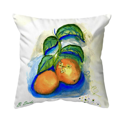 Two Oranges Large Noncorded Pillow 18x18