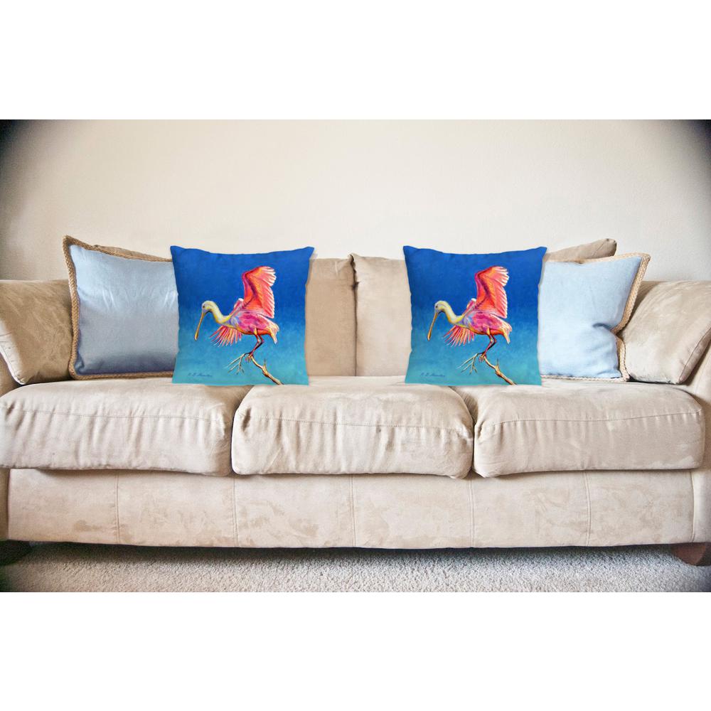 Spoonbill Wings Large Noncorded Pillow