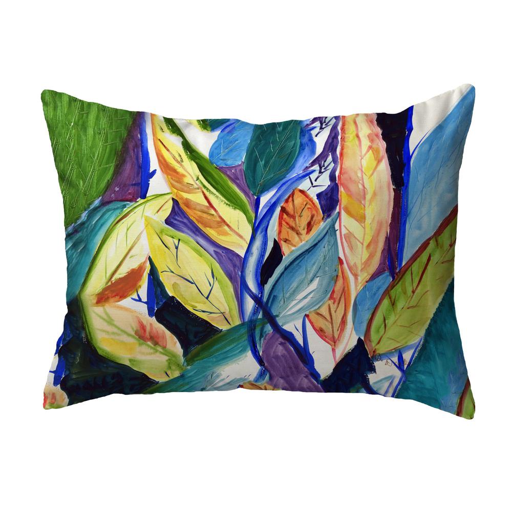 Gold Leaves No Cord Pillow 16x20