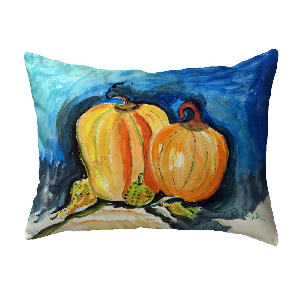 Two Pumpkins No Cord Pillow 16x20