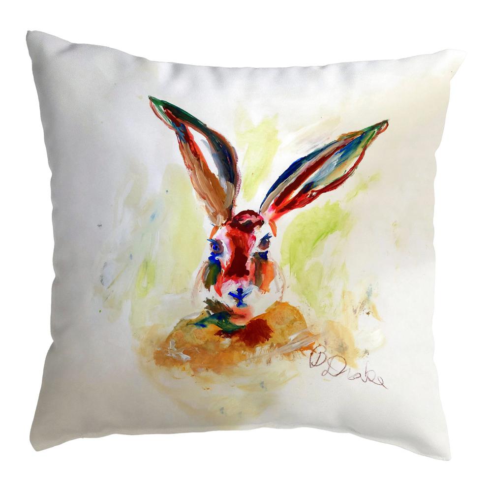 Jack Rabbit No Cord Pillow 18x18