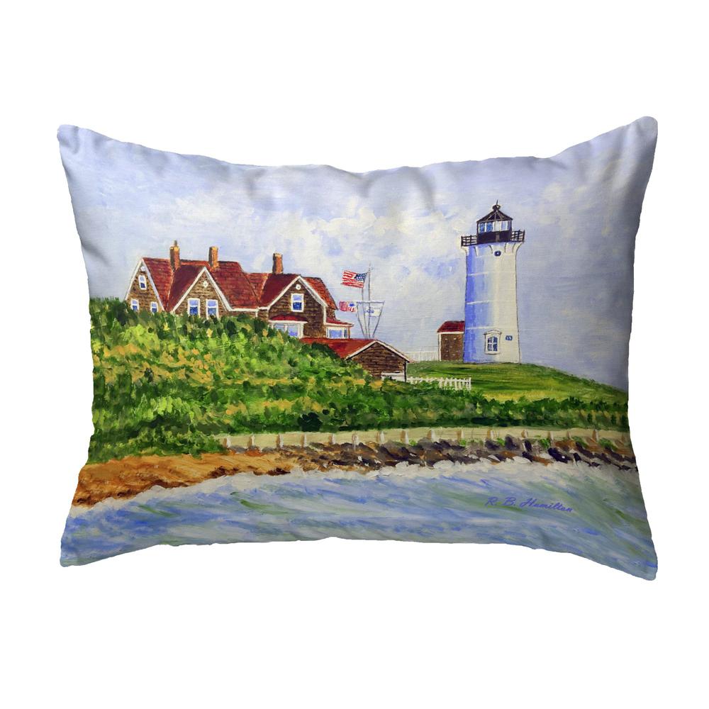 Nobska Lighthouse No Cord Pillow 16x20