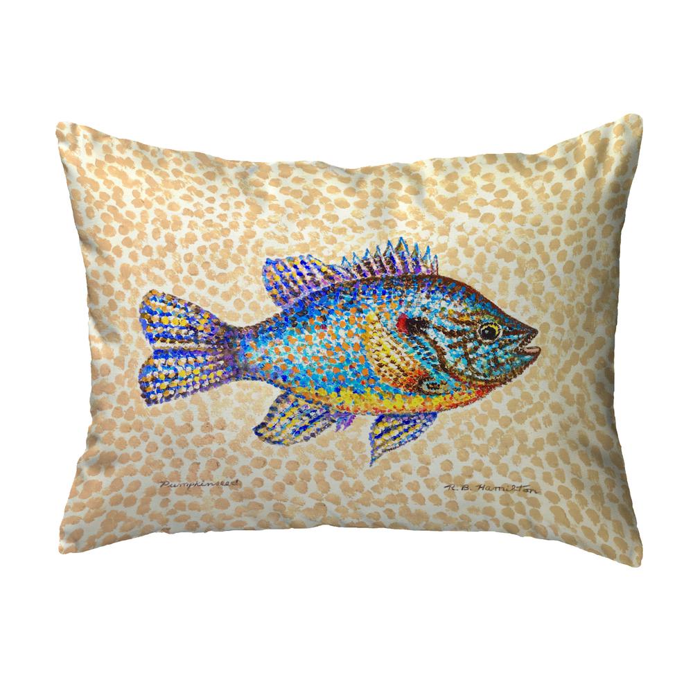 Pumpkinseed Fish No Cord Pillow 16x20