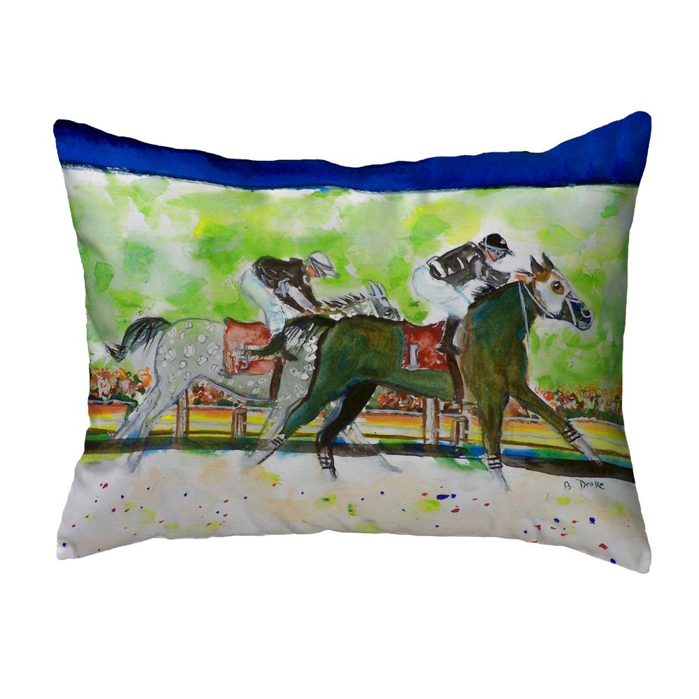 Close Race No Cord Pillow 16x20