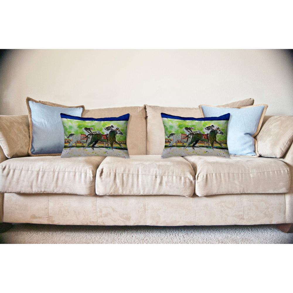 Close Race No Cord Pillow 16x20