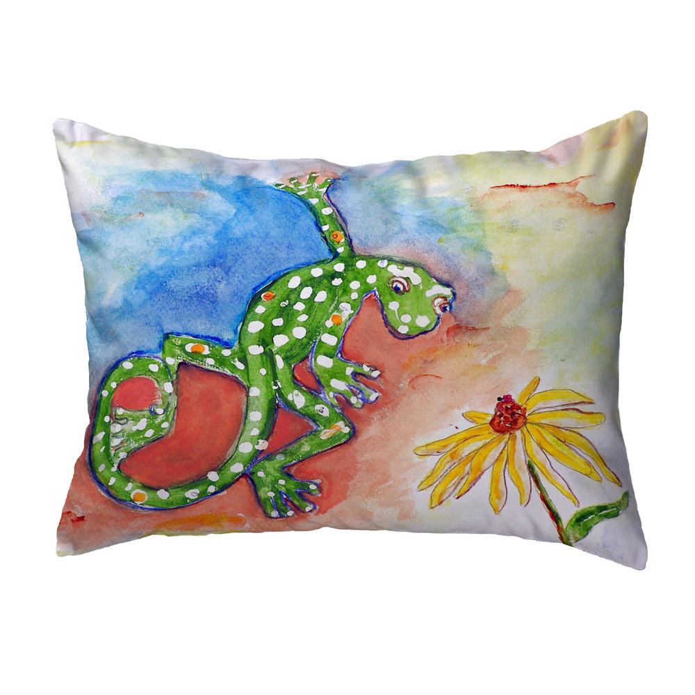 Gecko No Cord Pillow 16x20