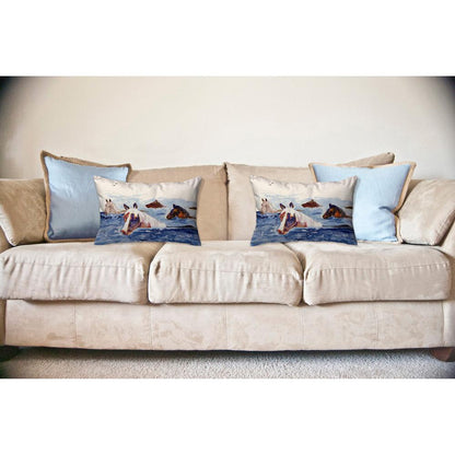 Chincoteague Ponies Pillow 16x20