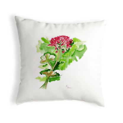 Geranium No Cord Pillow 18x18