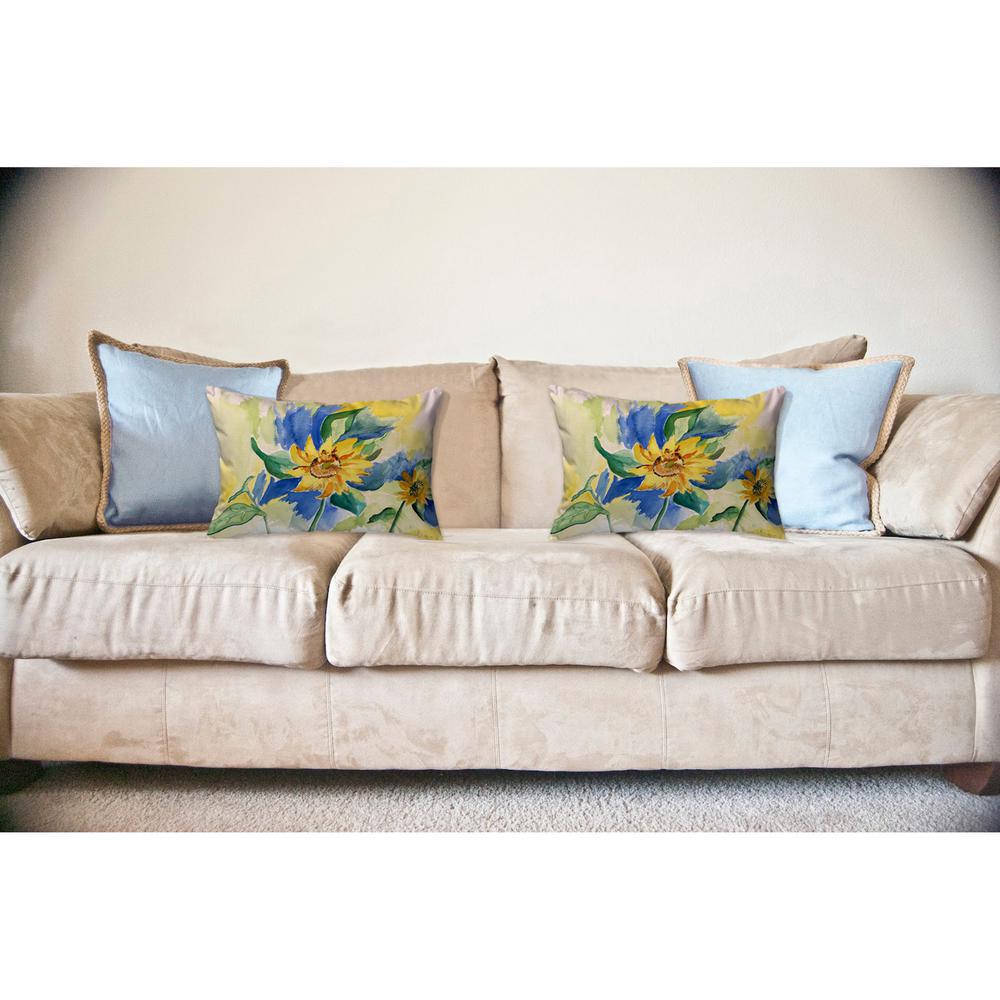 Betsy's SunFlower No Cord Pillow 16x20