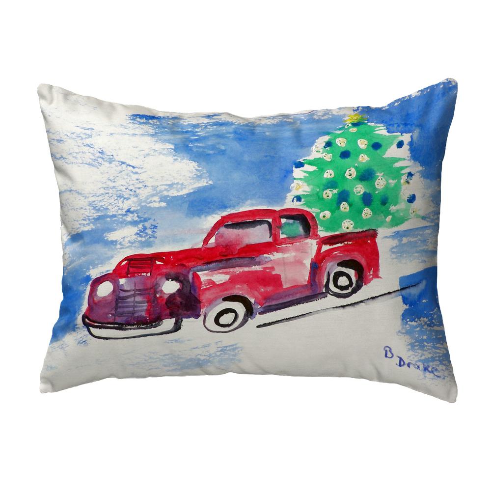 Truck & Tree Noncorded Pillow 16x20