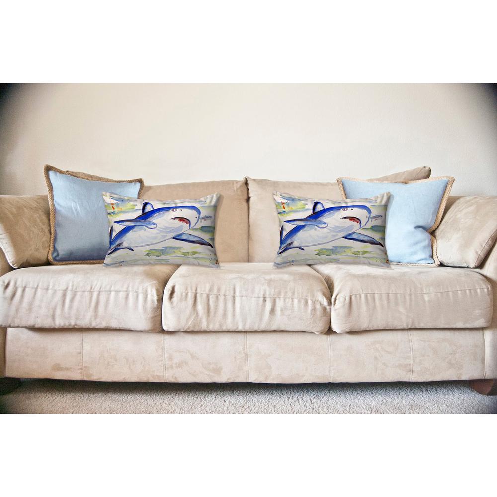 Shark No Cord Pillow 16x20