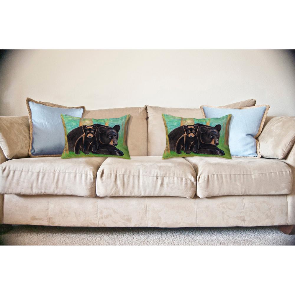 Bear & Cub No Cord Pillow 16x20