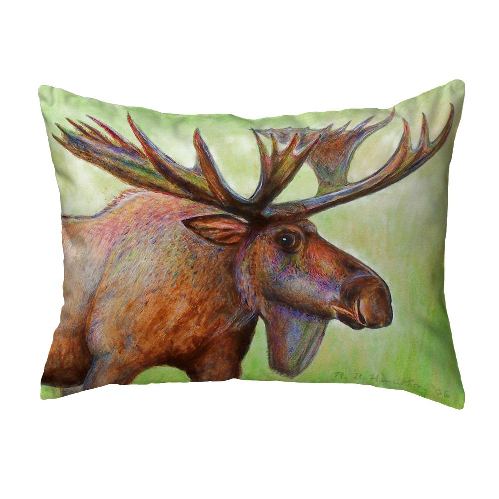 Moose No Cord Pillow 16x20
