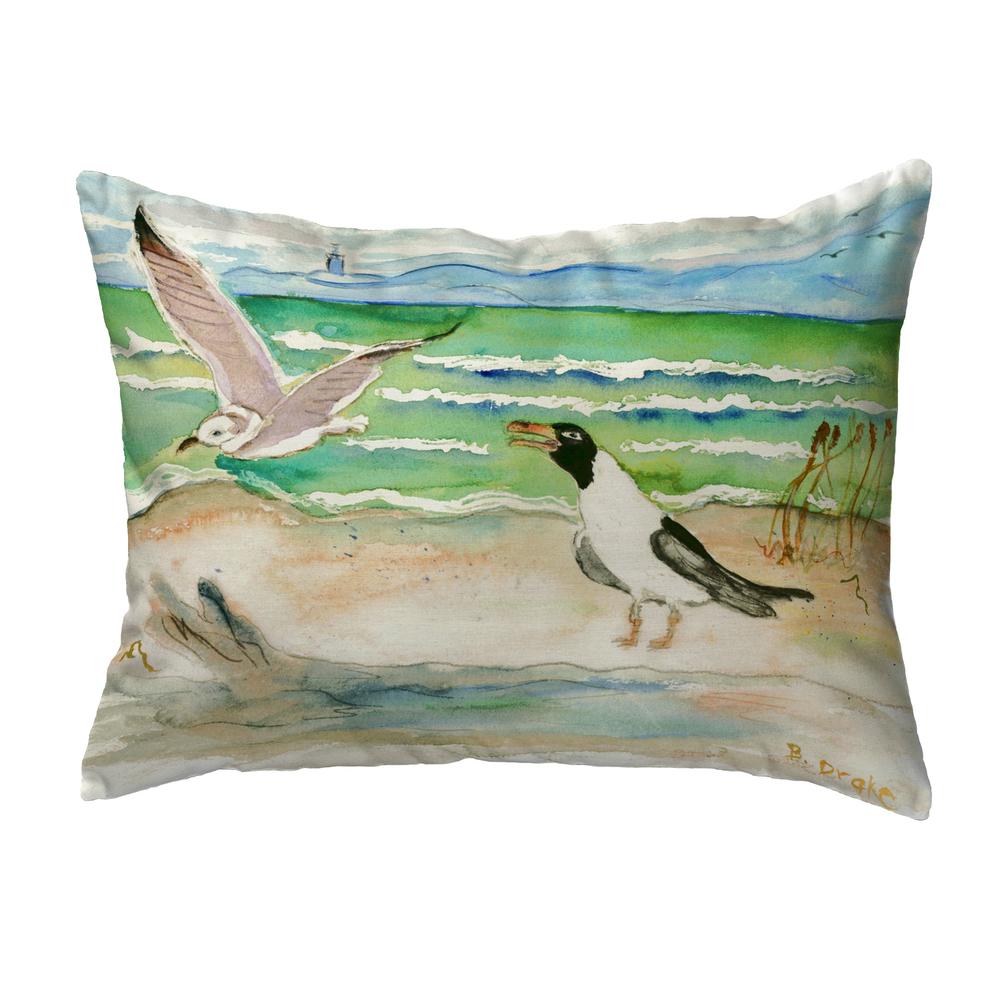 Seagulls No Cord Pillow 16x20
