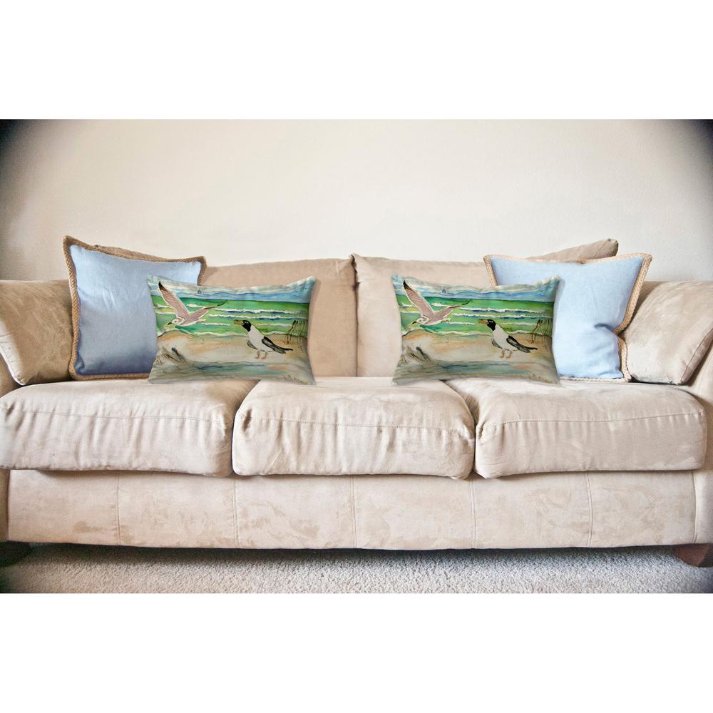 Seagulls No Cord Pillow 16x20
