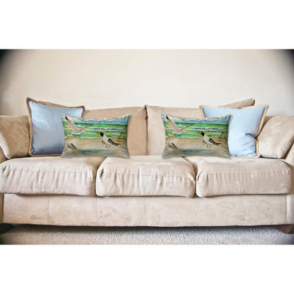Seagulls No Cord Pillow 16x20