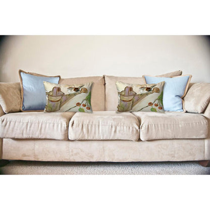 Carolina Wren No Cord Pillow 16x20