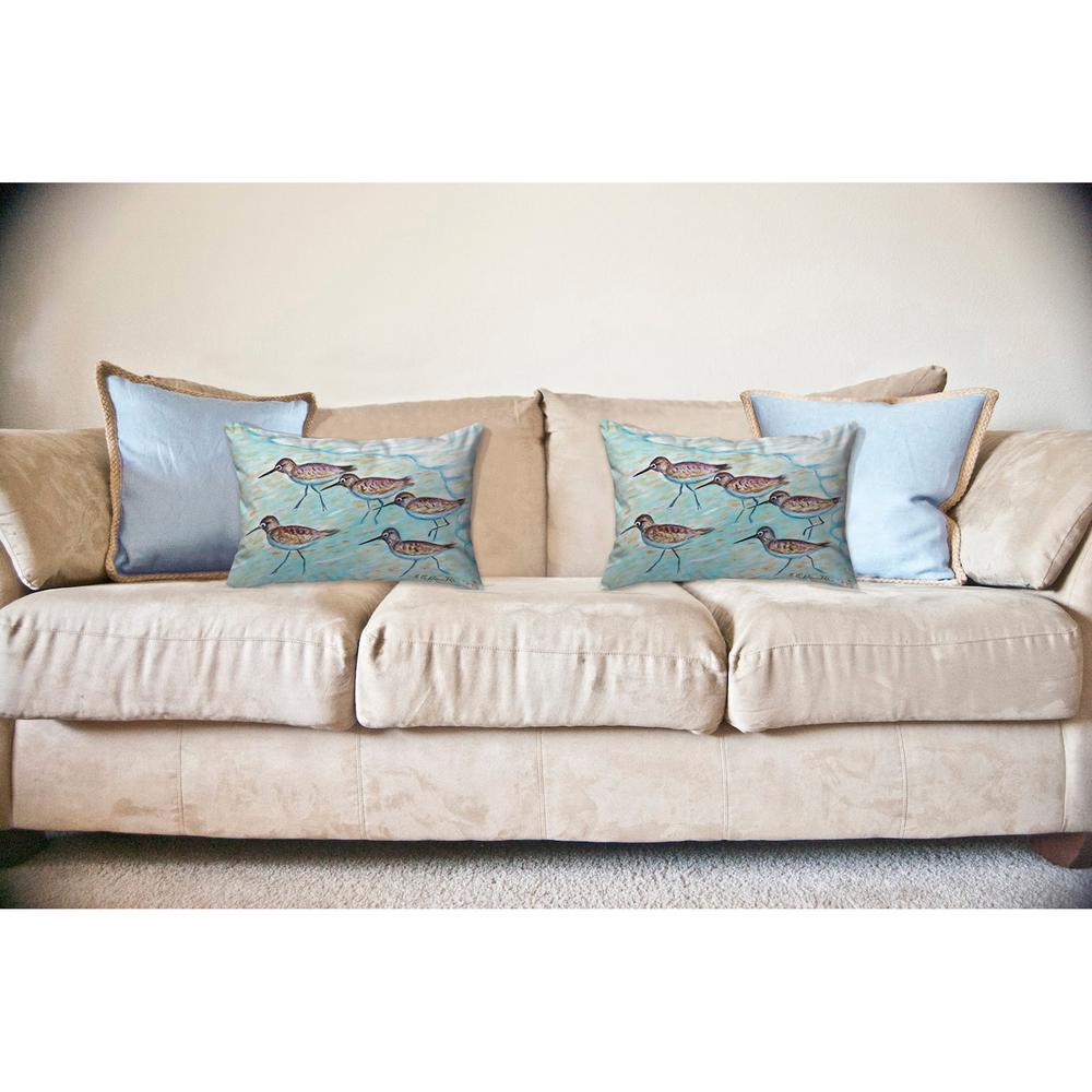 Sandpipers No Cord Pillow 16x20
