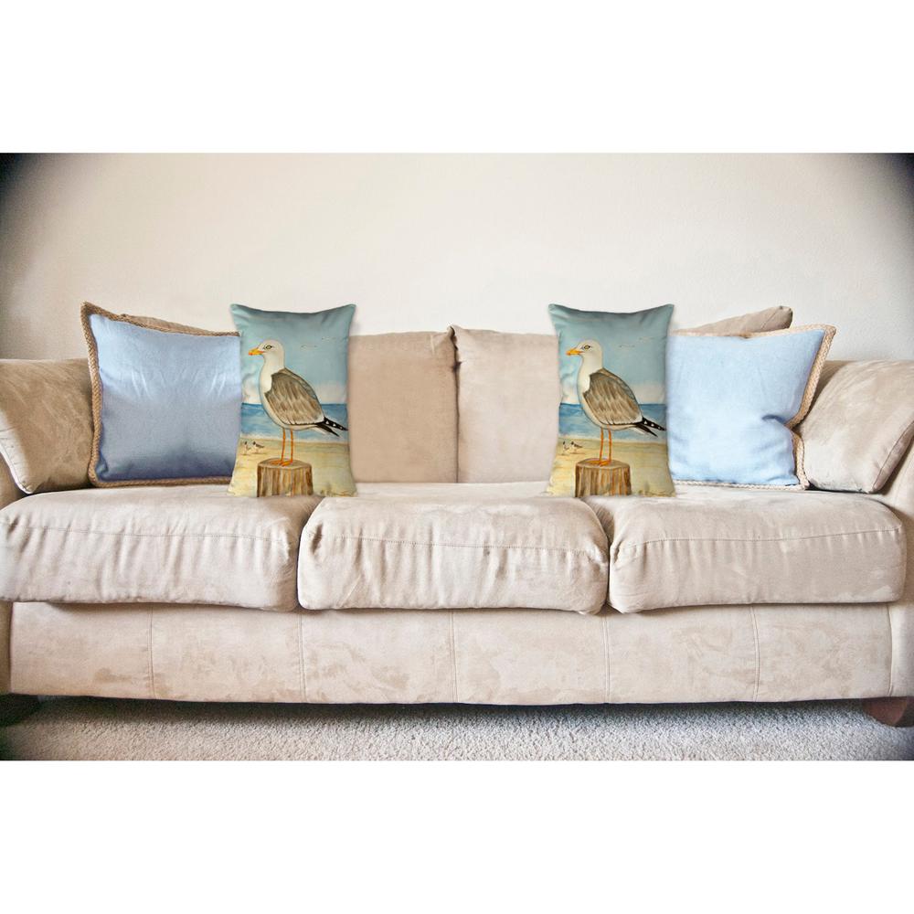 Dick's Seagull No Cord Pillow 16x20