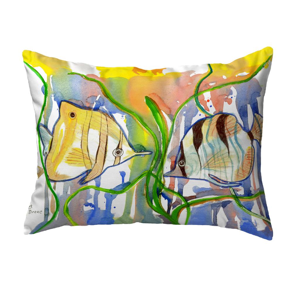 Angel Fish No Cord Pillow 16x20