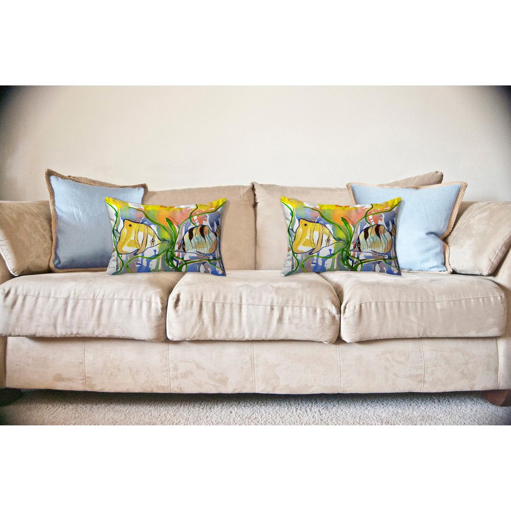Angel Fish No Cord Pillow 16x20