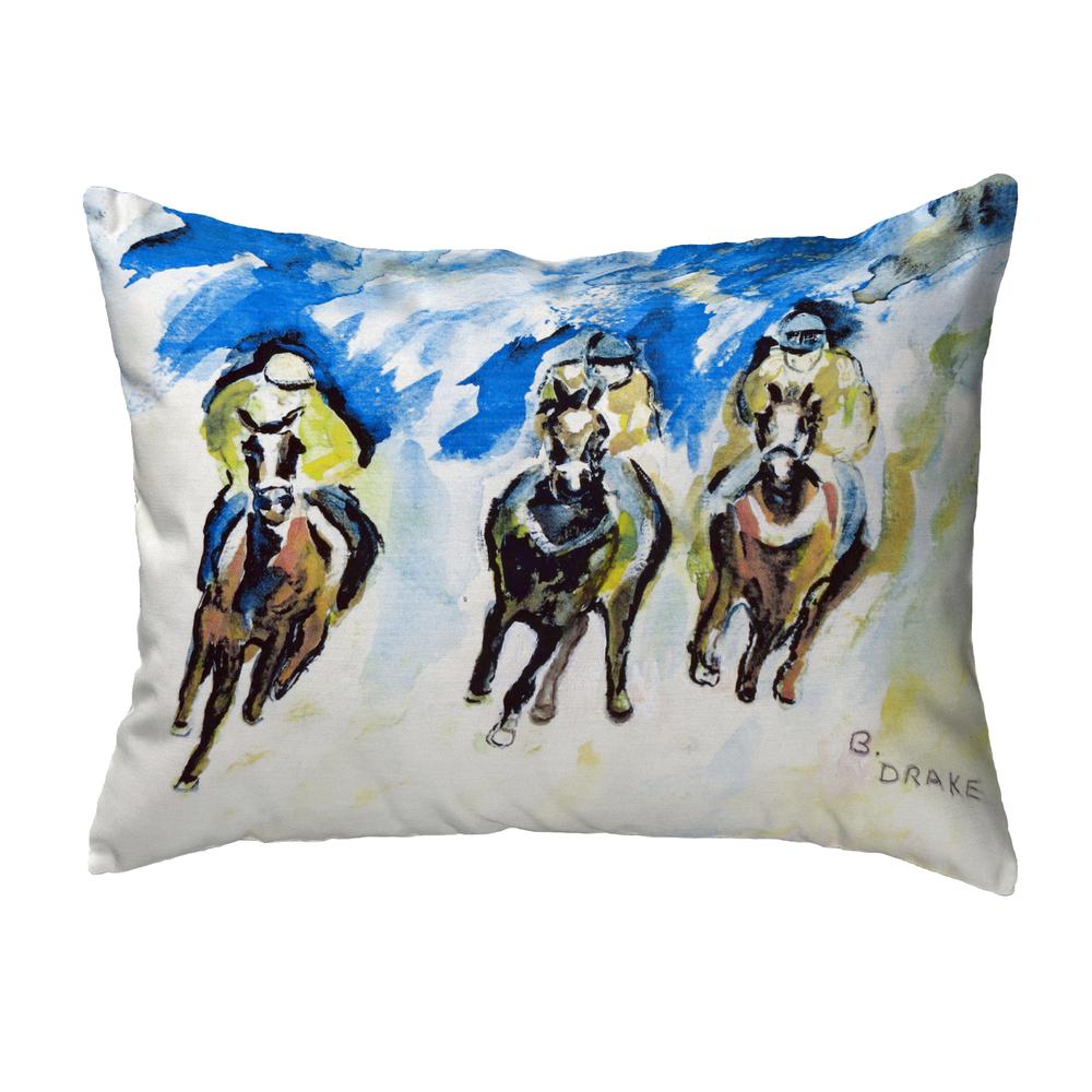 Three Racing No Cord Pillow 16x20