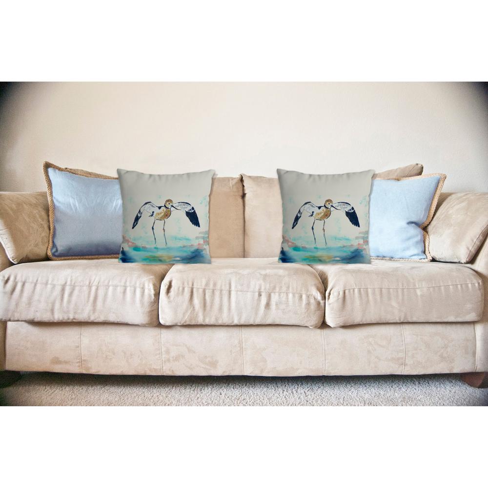 Betsy's Avocet No Cord Pillow 18x18