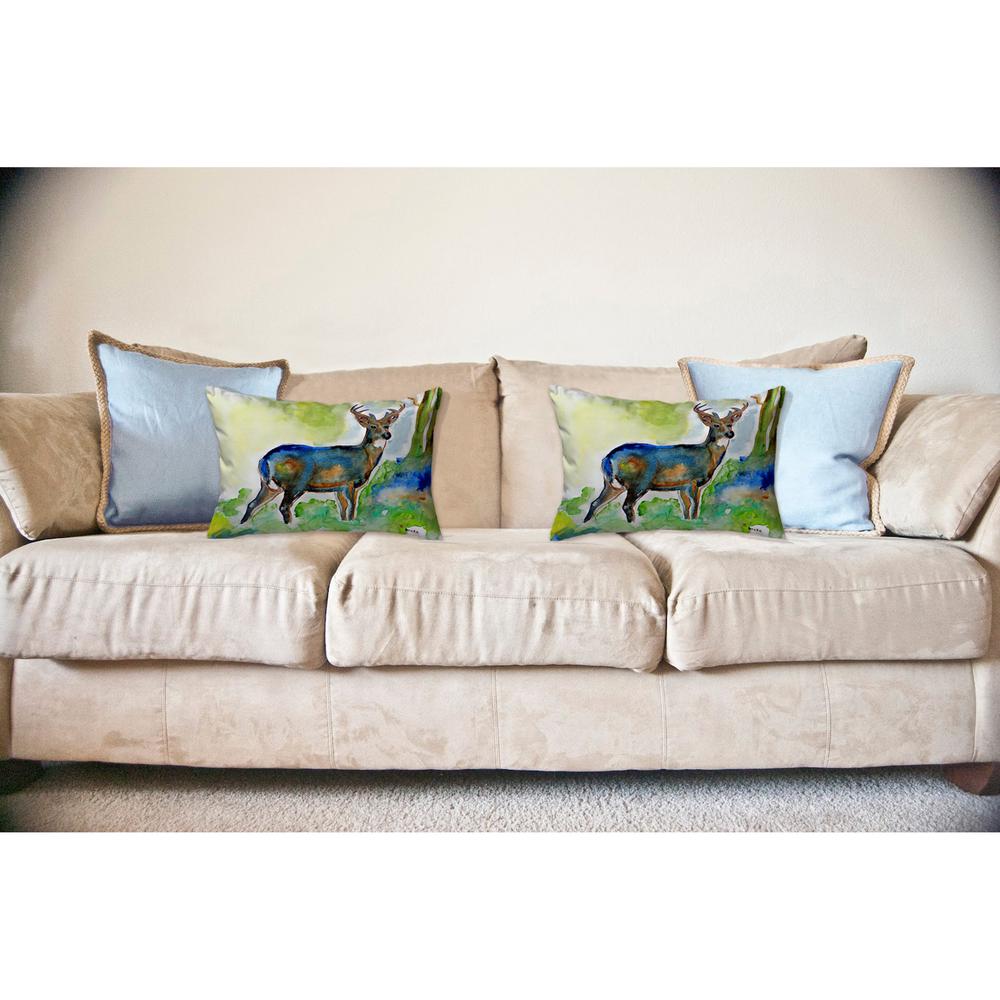 Betsy's Deer No Cord Pillow 16x20