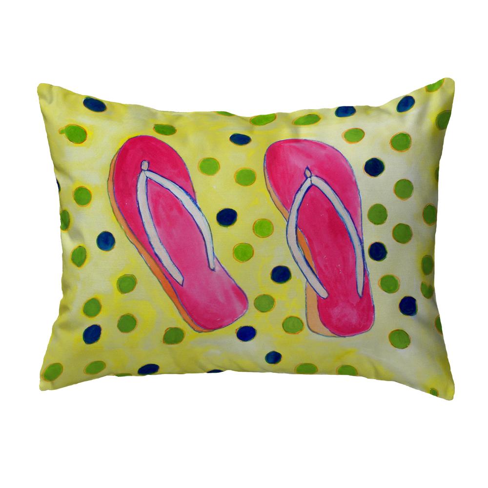 Flip Flops No Cord Pillow 16x20