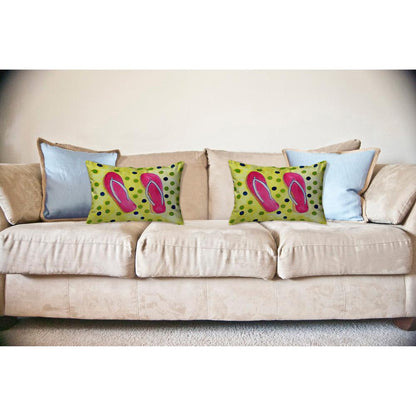 Flip Flops No Cord Pillow 16x20