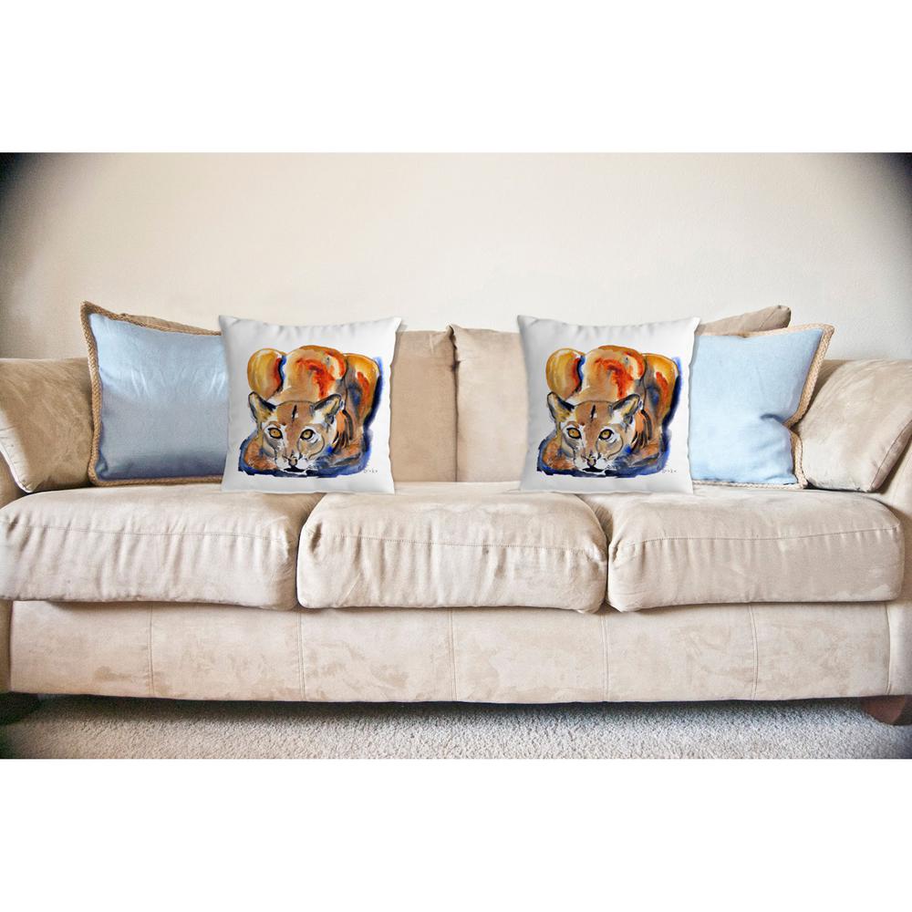 Cougar No Cord Pillow 18x18