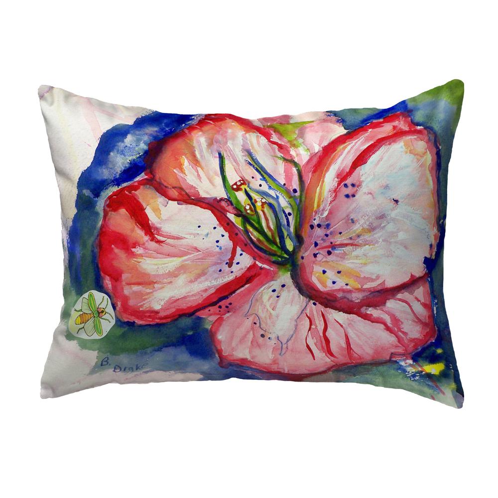 Hibiscus No Cord Pillow 16x20