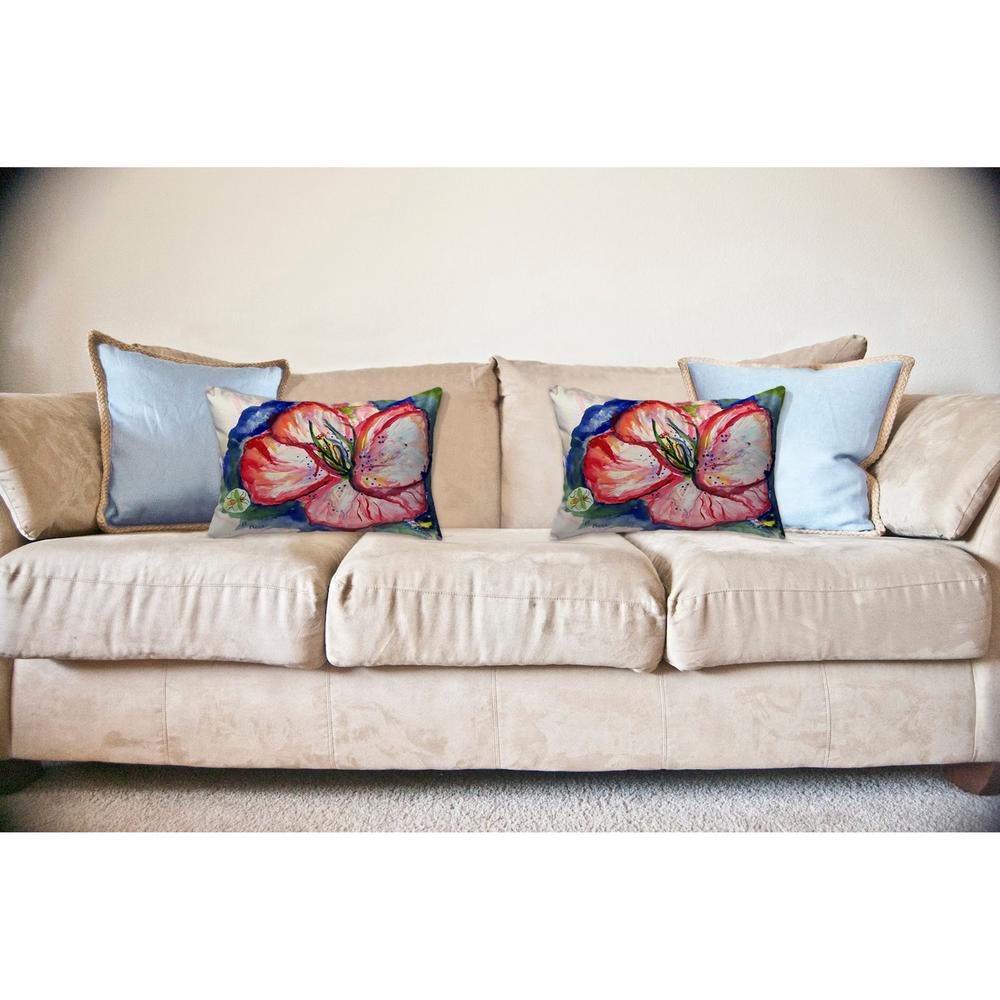 Hibiscus No Cord Pillow 16x20